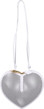 Alaia White Le Coeur Shoulder Bag