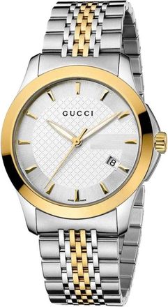 Gucci Accessoires, Heren, Grijs, ONE Size, Ya 126409 G-Timeless Horloge