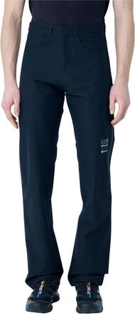 Maison Margiela Broeken, Heren, Zwart, S, Polyester, Logo Print Technische Broek