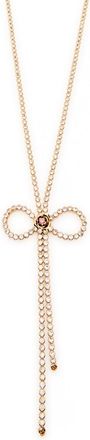 Rosantica Crystal-embellished bow Necklace - Multicoloured - One Size
