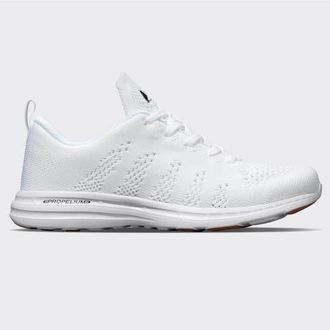 Athletic Propulsion Labs Womens TechLoom Pro White Black Gum Sneaker in White-Black-Gum at Nordstrom, Size 10.5