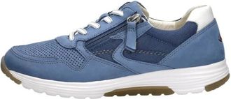 Gabor Rollingsoft Veterschoenen Laag - Dames - Sneakers - Blauw - 35 1/2 EU - Schoenen