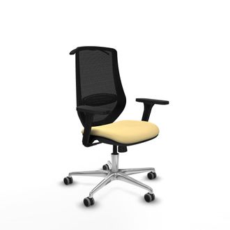 Piqueras y Crespo Piqueras Y Crespo Mardos Silla De Oficina Crema Ergon&oacute;mica