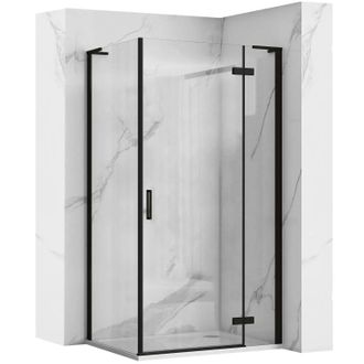 Rea Mampara De Ducha Rea Hugo Black 90x80