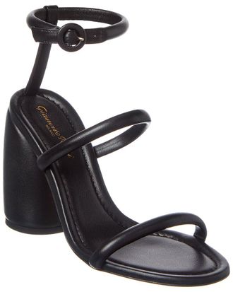 Gianvito Rossi Logo Leather Sandal