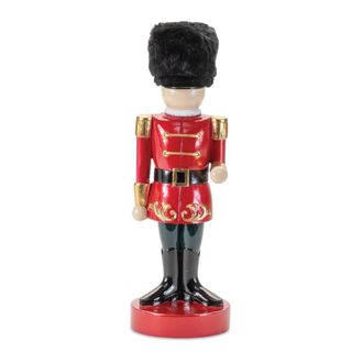 Melrose International Holiday Nutcracker Soldier Figurine 12.25H - Red, Black