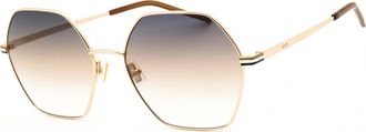 HUGO BOSS BOSS 1589/S 0J5G PR Gold/Grey Brown Doubleshade