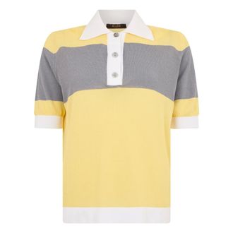 Moorer Dames, Tops, Veelkleurig, Maat: XS Katoen