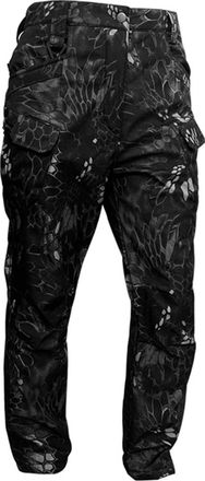 Generic Fleece Lined Cargo Pants Men Tactical Winter Thermal Work Pants with Multi Pockets for Outdoor Hiking and Cold Weather