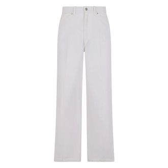 Christophe Lemaire Pantaloni Larghi in Denim - - Jeans - Uomo - Bianco - S