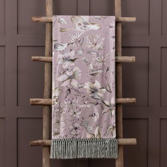 Voyage Maison Floella Floral Fringed Throw