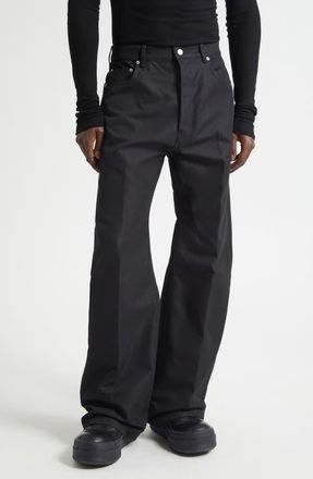 Rick Owens Geth Cotton & Nylon Jeans in Black at Nordstrom, Size 34
