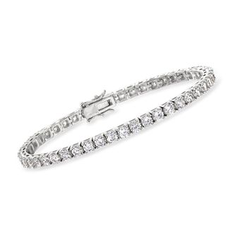 Ross-Simons CZ Tennis Bracelet in Sterling Silver