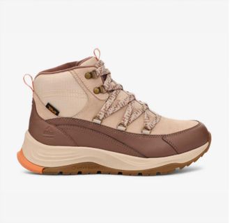 Teva Womens Auroris Feather Gray Acorn Boot In Brown