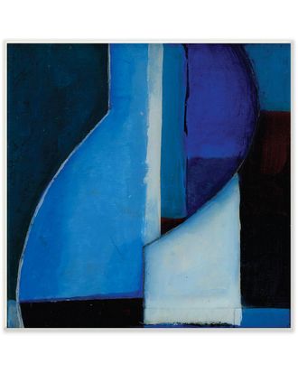 Stupell Industries Modern Zig Zag Blues By Matthew Finger