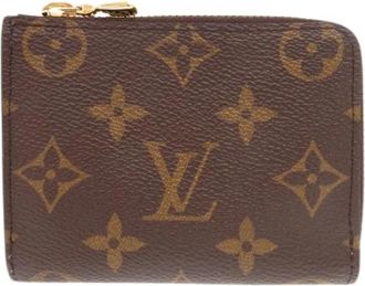 Louis Vuitton Pre-owned Wallets, female, Brown, Size: ONE SIZE Pre-owned Monogram Canvas Wallet
