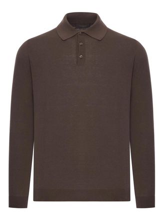 Zanone Slim Fit Cotton And Silk Polo Shirt