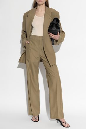 Christophe Lemaire Double-breasted Blazer, Womens, Brown