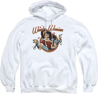 Gildan Justice League of America Wonder Woman Break Adult Pull Over Hoodie / Hooded Sweatshirt