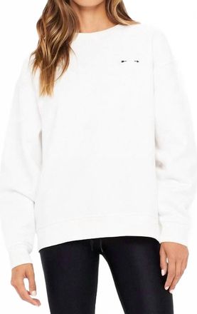 The Upside Saturn Arrow Sweater In White