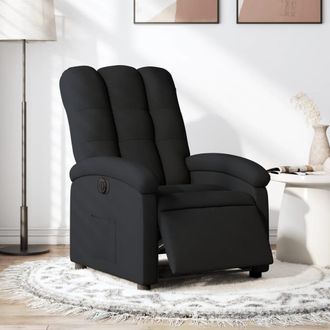 vidaXL Vidaxl - Sill&oacute;n Reclinable El&eacute;ctrico De Tela Negro