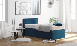 Westfalia Polsterbetten Boxspringbett mit Zierkissen, wahlweise mit Topper