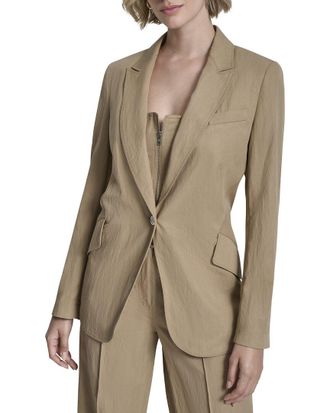 DKNY Dkny Zigzag Stretch Blazer