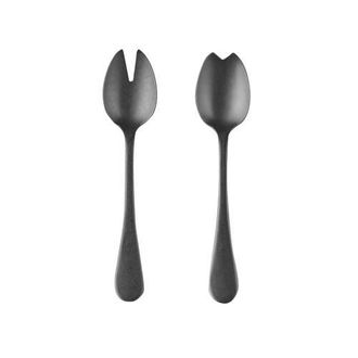 Mepra Vintage Salad Serving Set - 2 Pieces in Black Gold at Nordstrom
