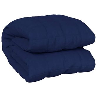 vidaXL Manta Con Peso Tela Azul 220x260 Cm 11 Kg Vidaxl