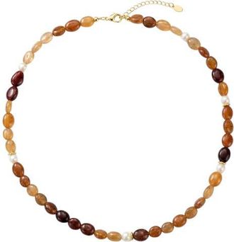 Argento Vivo Beaded Necklace in Gold at Nordstrom