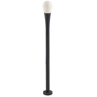 Lutec Paletto per esterno drop antracite con attacco G9 e picchetto incluso 54 cm - Antracite