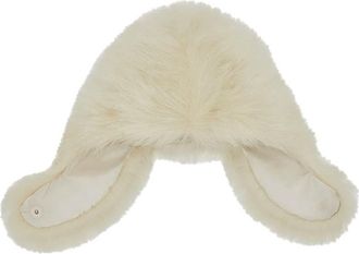 Prada Off White Solid Winter Hat