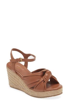 Ted Baker Taymin Knotted Espadrille Wedge Sandal in Tan at Nordstrom, Size 10