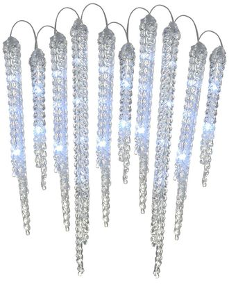 National Tree Company Crystal Icicles With Led Lights