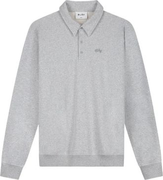 Olaf Hussein Oversized Polo Shirt - Heren - Polos - Grijs - S - Tops