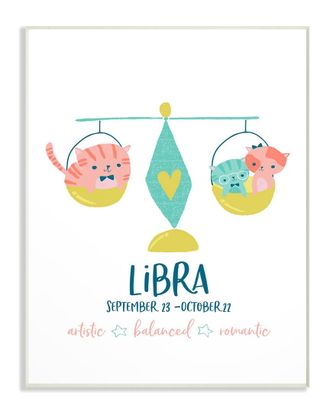 Stupell Industries The Kids Room By Stupell Fun Modern Zodiac Libra