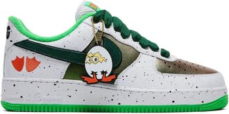 Nike x GOAT Division St. Sneakers Air Force 1 Low Ducks of a Feather Egg or Duck - Bianco