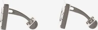 Ferragamo Mens Cummerbund Clasps Square Brass Multicolour Accessory