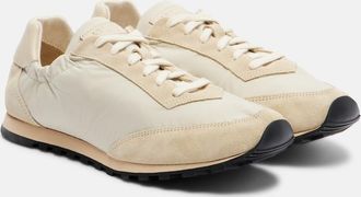 Le Monde Beryl Le Monde B&eacute;ryl Slim Runner suede-trimmed sneakers