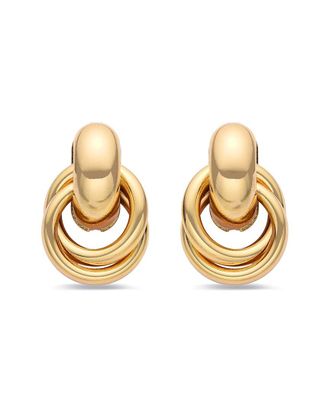 Eyecandy LA Eye Candy La Elise Golden Drop Earrings