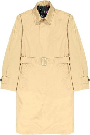 Balenciaga Dames, Mantels, Beige, Maat: 2XS Katoen