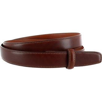 Trafalgar Store Cortina Leather 25mm Compression Belt Strap in Honey Maple at Nordstrom, Size 42