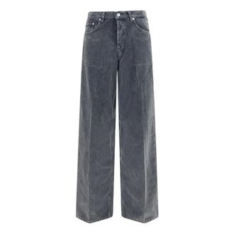 Haikure Bethany Velvet Pier Pants - - Trousers - Donna - Grigio - W24