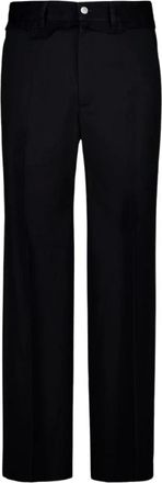 Maison Margiela Broeken, Heren, Zwart, M, Katoen, Broek met Vervangende Tailleband