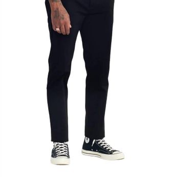 Wax London Skye Cotton Twill Trouser In Black