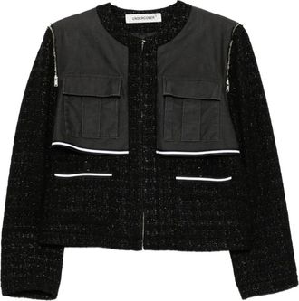 Undercover Giacca in tweed - Nero