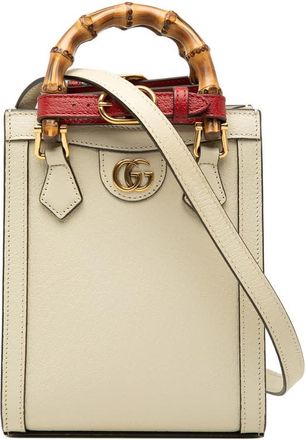 Gucci Pre-owned Gucci Mini Calfskin Bamboo Diana Satchel Ladies Z6J2T63AG4P77PF8