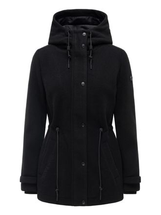 Navahoo dames tussenjas L&auml;chelstern met capuchon in wollook