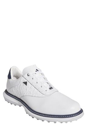 adidas MC70 Spikeless Golf Shoe in White/Collegiate Navy/Silver at Nordstrom, Size 11.5 Womens