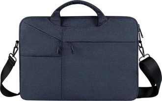 Generic Laptop Bag Laptop Bag 15 6 Inches Sleeve Case Waterproof Notebook Computer Handbag Briefcase For Men(Dark blue,13-13.3 inch)
